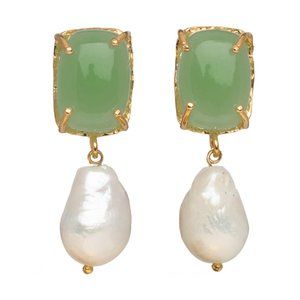 Christie Nicolaides Green Piccola Earrings